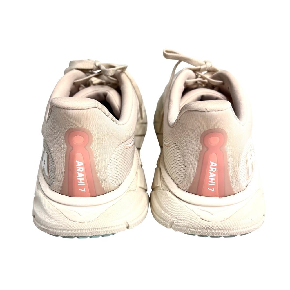 Hoka Women’s Arahi 7 Peach Running Shoes 11B - Picture 3 of 9